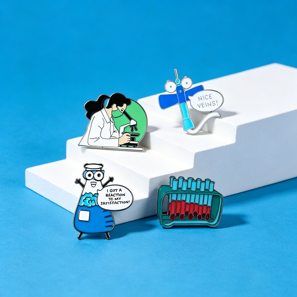 Medical Laboratory Technician - Harong Fun Lab Science Enamel Pin