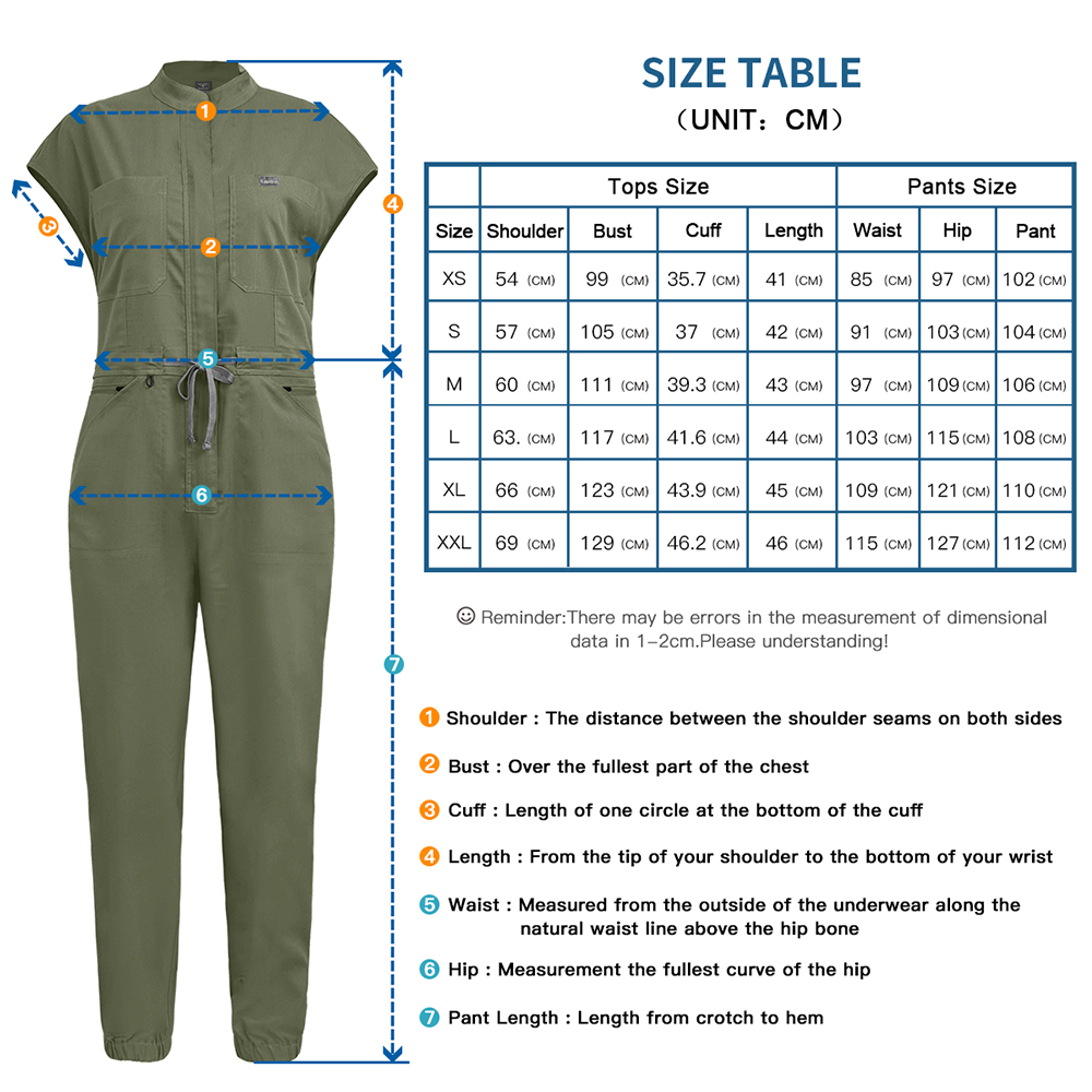New Medical Scrubs Jumpsuits S - Medical Lab Logo 评论和价格