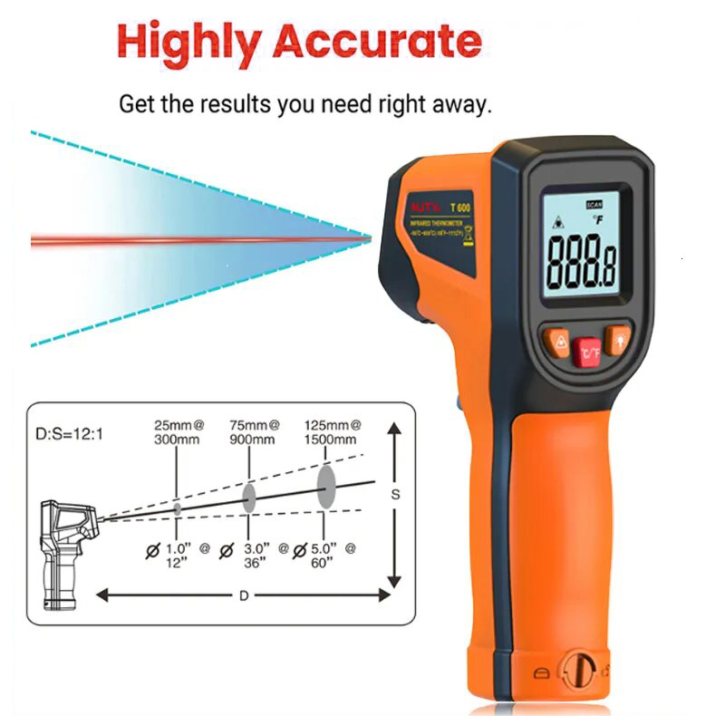 T400 T600 Digital Infrared The - Digital Thermometer Infrared 评论和价格