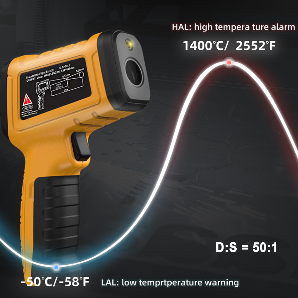 BSIDE -50~1400C Infrared Therm - Digital Thermometer Infrared 评论和价格