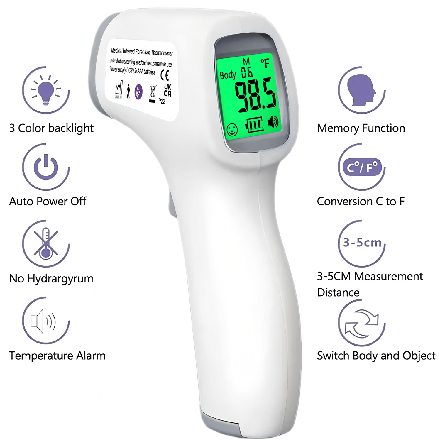 Digital Infrared Fever Thermom - Digital Thermometer Infrared 评论和价格