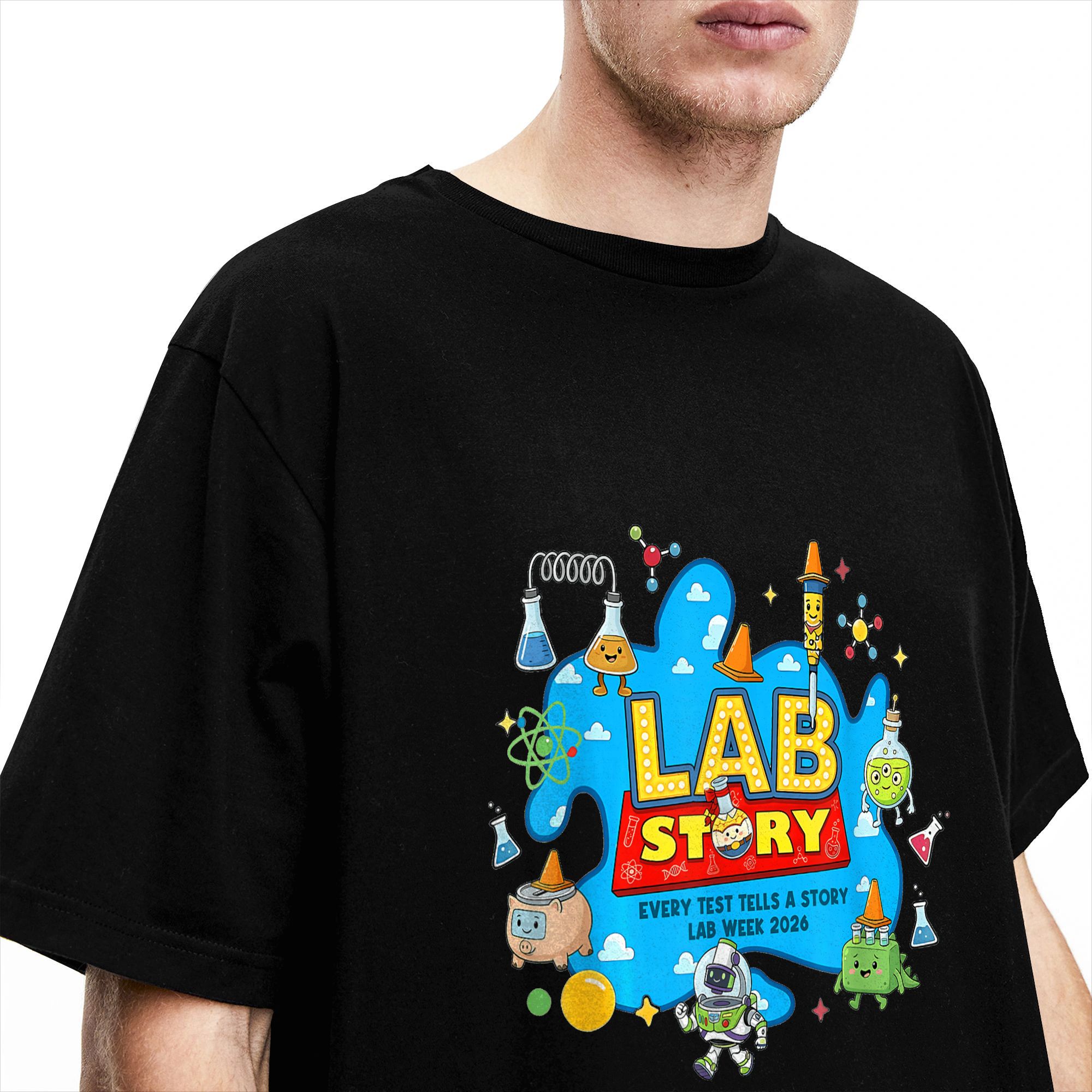 Mens T-Shirt Lab Story Lab Wee - Medical Laboratory Technician 评论和价格