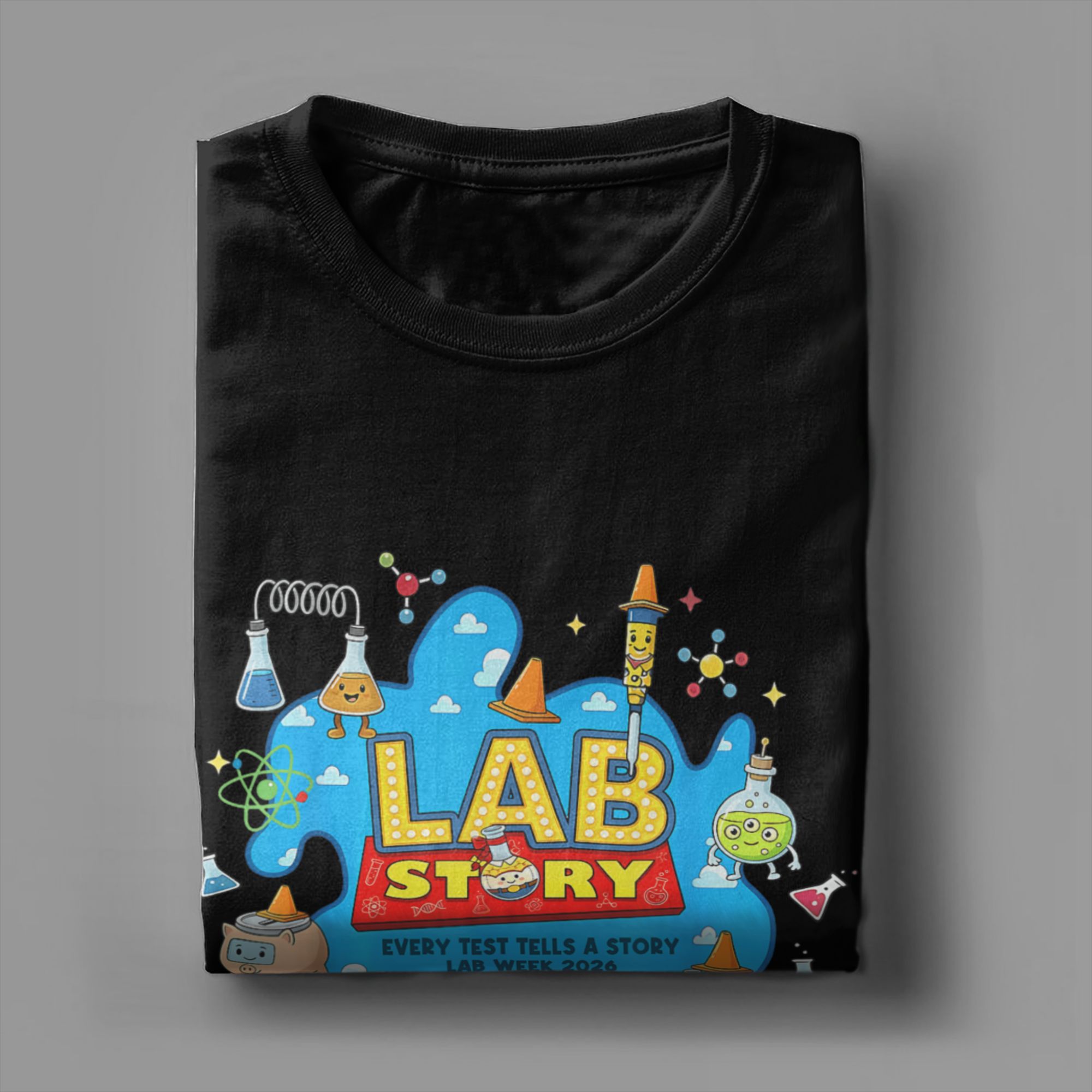 Mens T-Shirt Lab Story Lab Wee - Medical Laboratory Technician 评论和价格