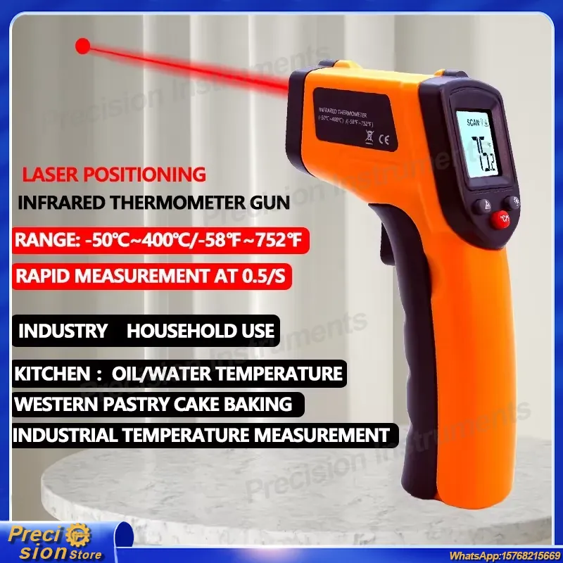 Infrared Thermometer Gun Non C - Digital Thermometer Infrared 评论和价格