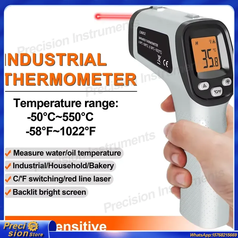 CX6050 Handheld Non-Contact In - Digital Thermometer Infrared 评论和价格