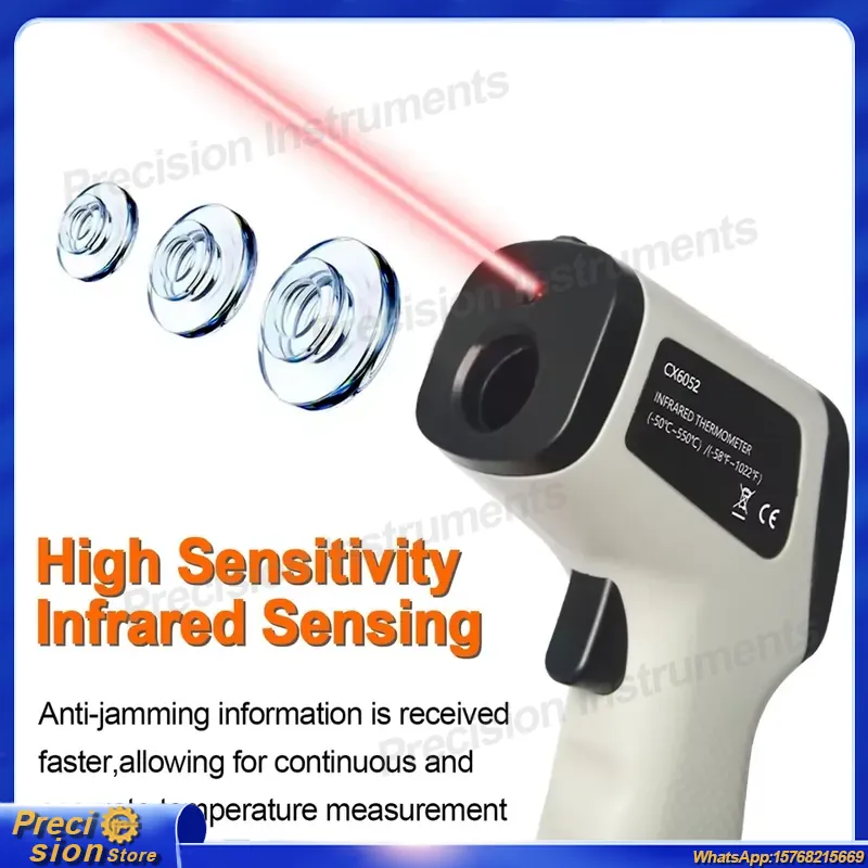 CX6050 Handheld Non-Contact In - Digital Thermometer Infrared 评论和价格