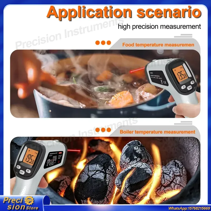 CX6050 Handheld Non-Contact In - Digital Thermometer Infrared 评论和价格