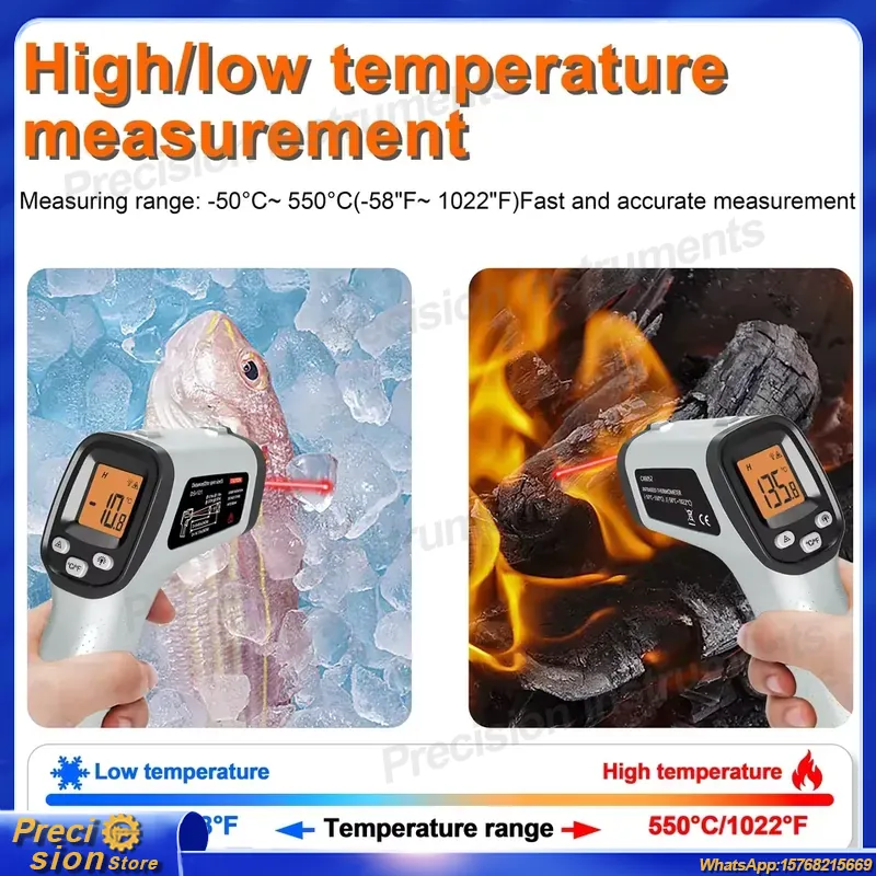 CX6050 Handheld Non-Contact In - Digital Thermometer Infrared 评论和价格